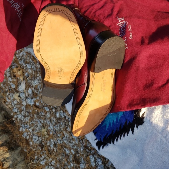 E.T. WRIGHT "PRESIDENT" Ankle Boots Italian Leather Mens sz. 9.5 NWT NIB - Picture 9 of 14